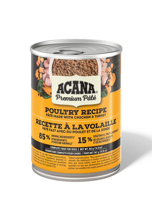 ACANA PREMIUM P&Acirc;T&Eacute;&trade;, Recette &agrave; la volaille